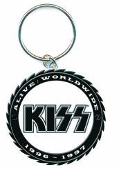 Kiss buzz saw logo key chain