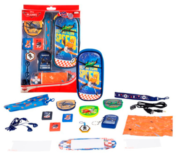 Kit 16 Accessori Planes PSP-PSVita