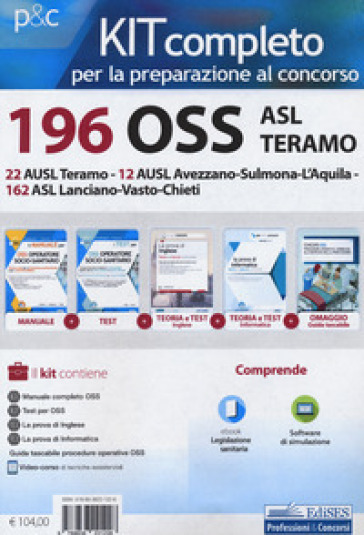 Kit 196 OSS ASL Teramo - Luigia Carboni - Anna Malatesta - Simone Piga