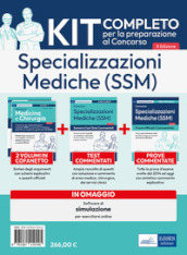 Kit completo per la preparazione al concorso di Specializzazioni Mediche (SSM). Volumi per la preparazione ai test di accesso alle scuole di specializzazione medica. Con estensioni online. Con software di simulazione