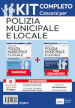 Kit per i concorsi in polizia municipale e locale. Manuale e test. Con software di simulazione. Con video-corso per quesiti logico-attitudinali