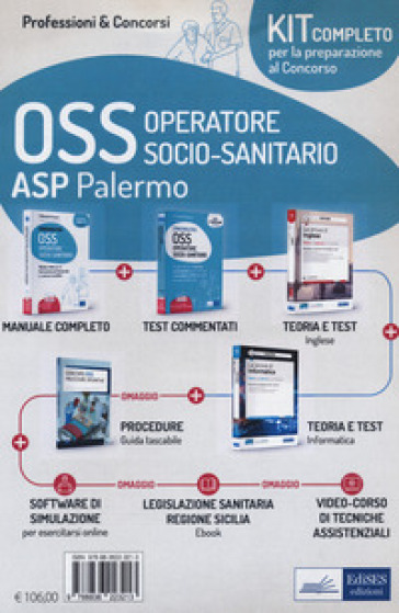 Kit concorso OSS ASP Palermo. Con e-book. Con software di simulazione. Con videocorso - Luigia Carboni - Antonella Locci - Anna Malatesta - Simone Piga