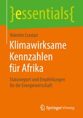 Klimawirksame Kennzahlen für Afrika