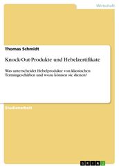 Knock-Out-Produkte und Hebelzertifikate