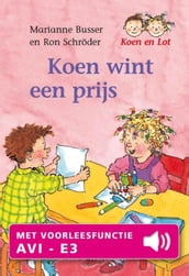 Koen wint een prijs