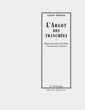 L Argot des tranchées