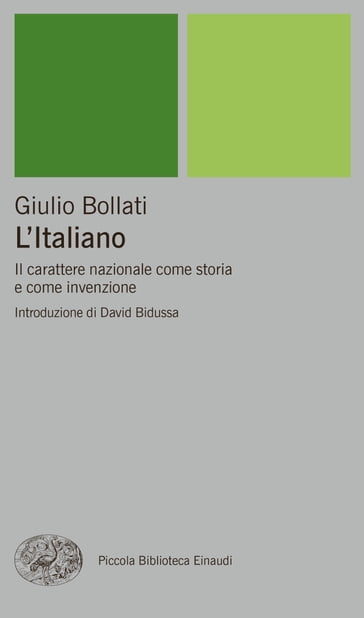 L'Italiano - Giulio Bollati - David Bidussa