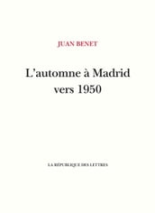 L automne à Madrid vers 1950