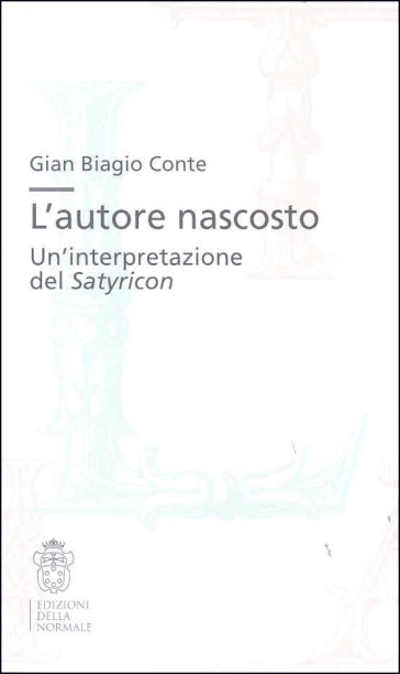 L'autore nascosto - Gian Biagio Conte