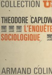 L enquête sociologique