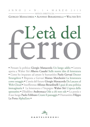 L'età del ferro 1/2019 - AA.VV. Artisti Vari