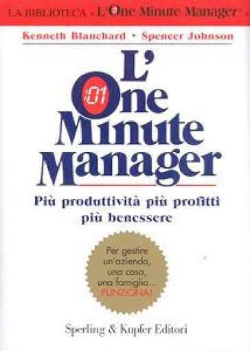 L'one minute manager - Spencer Johnson - Kenneth Blanchard