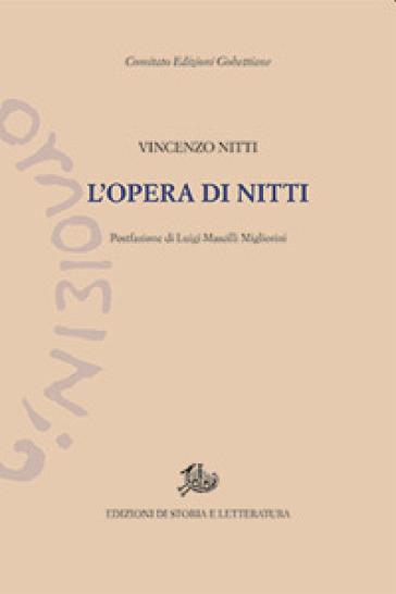 L'opera di Nitti - Vincenzo Nitti