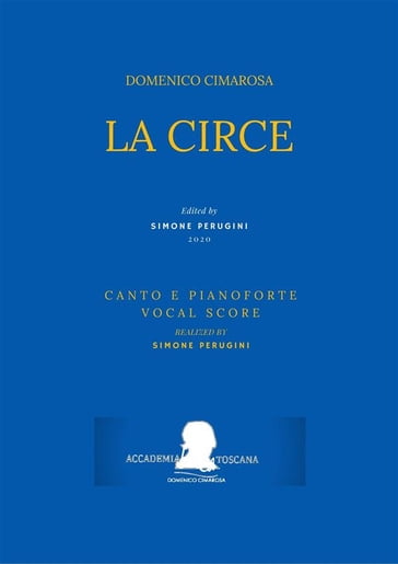 La Circe - Domenico Cimarosa (Simone Perugini - a cura di)