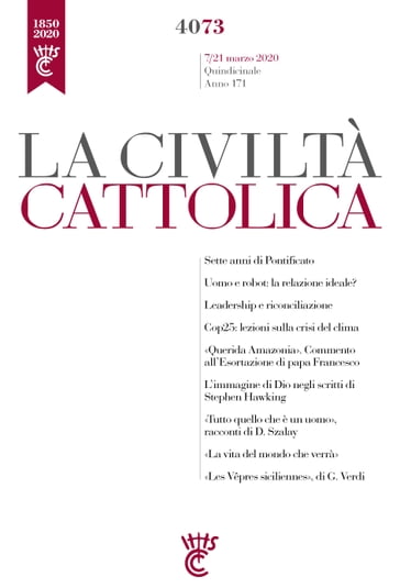 La Civiltà Cattolica n. 4073 - AA.VV. Artisti Vari