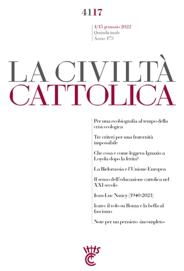 La Civiltà Cattolica n. 4117 - AA.VV. Artisti Vari