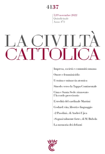 La Civiltà Cattolica n. 4137 - AA.VV. Artisti Vari
