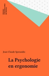 La Psychologie en ergonomie