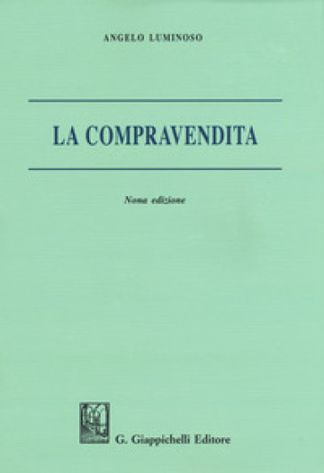 La compravendita - Angelo Luminoso