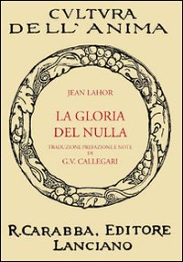 La gloria del nulla - Jean Lahor