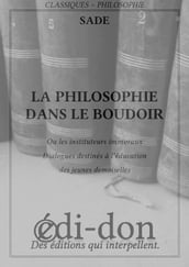 La philosophie dans le boudoir