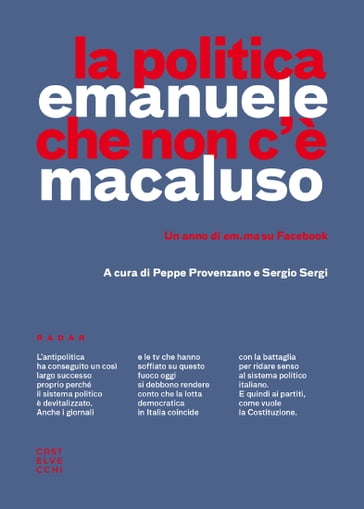 La politica che non c'è - Emanuele Macaluso