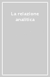 La relazione analitica