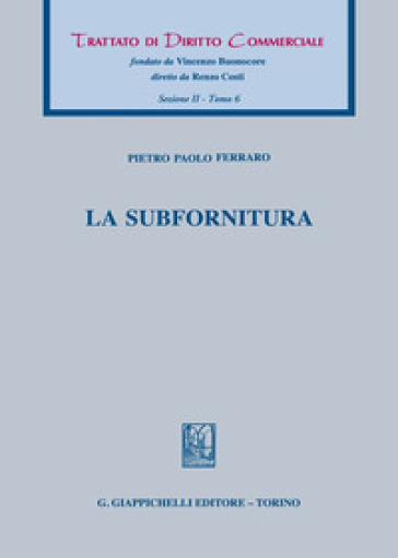 La subfornitura - Pietro Paolo Ferraro