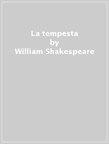 La tempesta - William Shakespeare