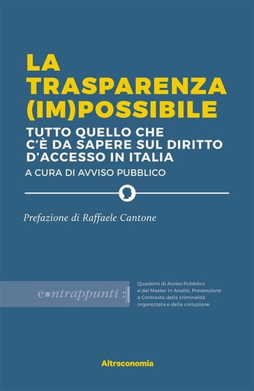 La trasparenza (im)possibile - Avviso Pubblico