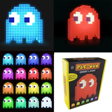 Lampada Multicolore PacMan 2D Ghost