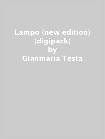 Lampo (new edition) (digipack) - Gianmaria Testa