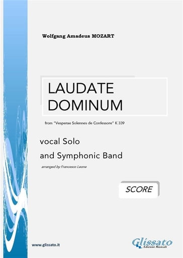 "Laudate Dominum" by W.A.Mozart (SCORE) - Francesco Leone - Wolfgang Amadeus Mozart
