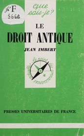 Le Droit antique