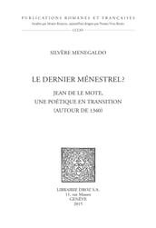 Le dernier ménestrel ?