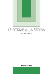 Le forme e la storia (2020). 1.