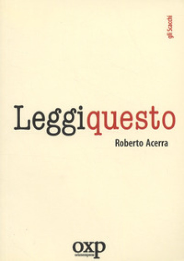 Leggi questo - Roberto Acerra