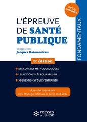 Lépreuve de santé publique - 3e édition