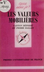 Les Valeurs mobilières