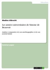Les années universitaires de Simone de Beauvoir