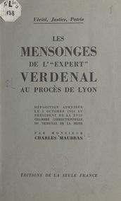 Les mensonges de « l expert » Verdenal au procès de Lyon