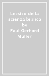 Lessico della scienza biblica