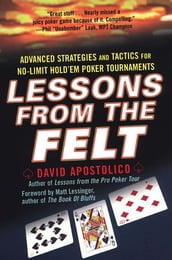 Lessons From The Felt: Advanced Strategies And Tactics For No-limit Hold em Tournaments