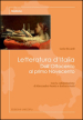 Letteratura d Italia. Dall Ottocento al primo Novecento