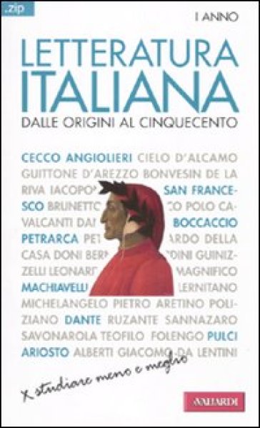 Letteratura italiana. 1.Dalle origini al Cinquecento