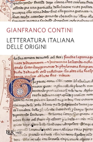Letteratura italiana delle origini - Gianfranco Contini