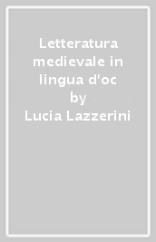 Letteratura medievale in lingua d oc