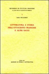 Letteratura e storia nell Ottocento francese e altri saggi