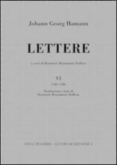 Lettere. 6: (1785-1786)