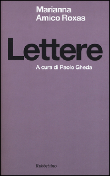 Lettere - Marianna Amico Roxas